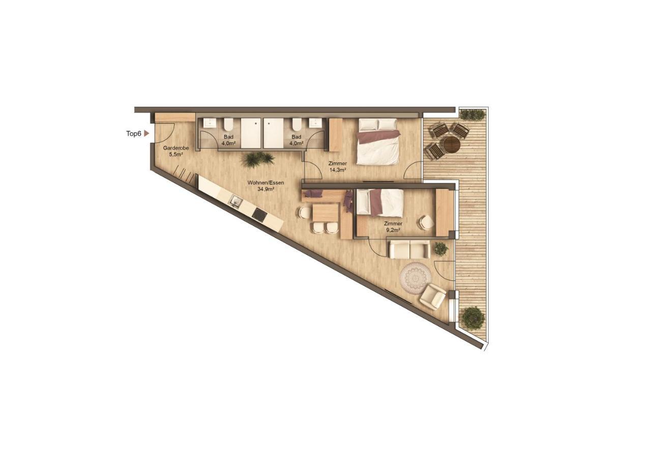 Panorama Residence Moesern เซเฟลด์ อิน ทิโรล ภายนอก รูปภาพ